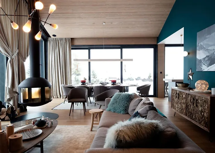 De Luxe Skis Aux Pieds Avec - - Fr-1-575-192 Chalet *